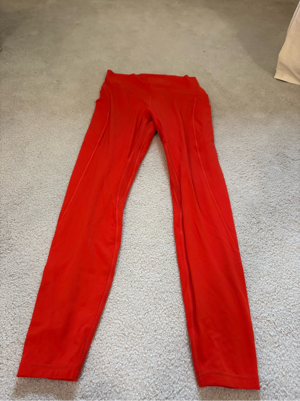 lululemon athletica Bold Red High-Rise Leggings